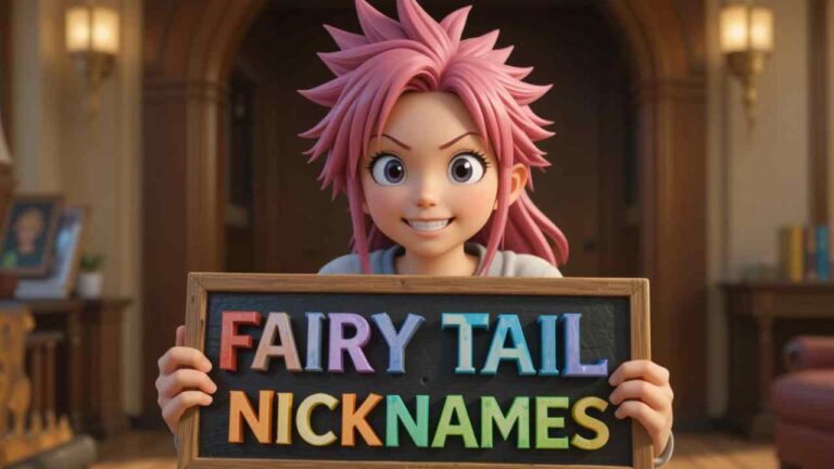 fairy tail nicknames