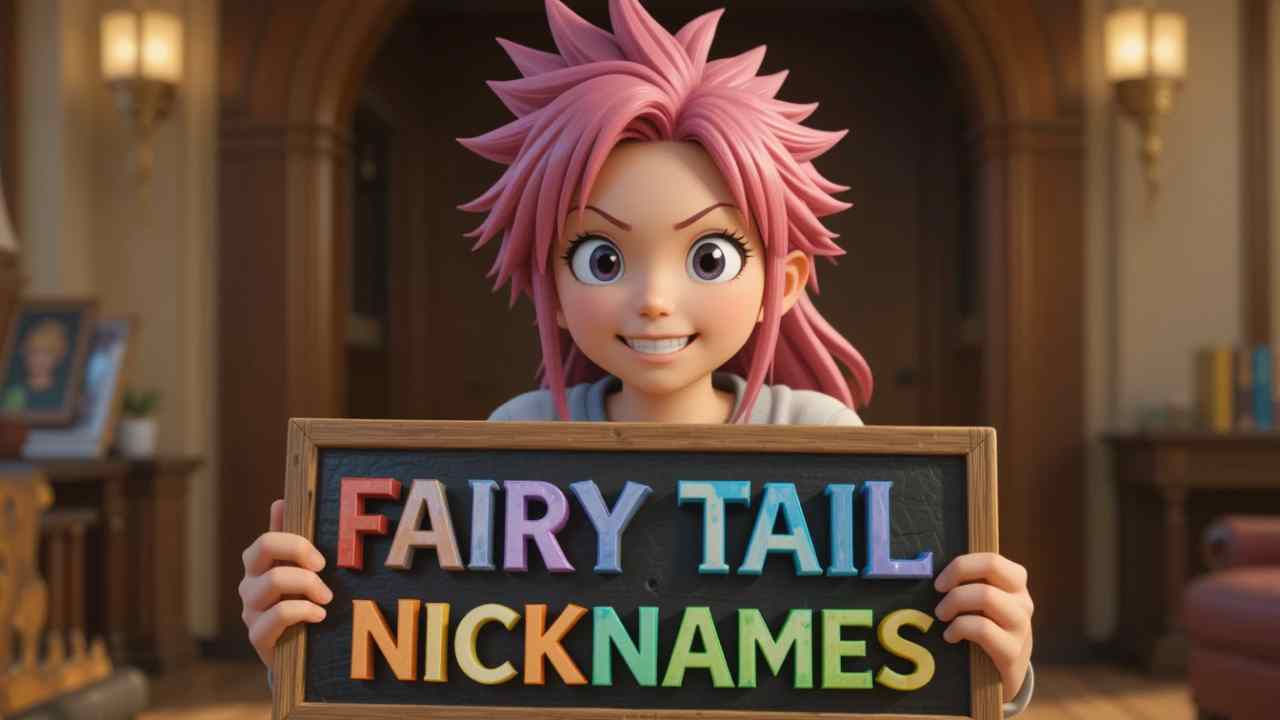 fairy tail nicknames