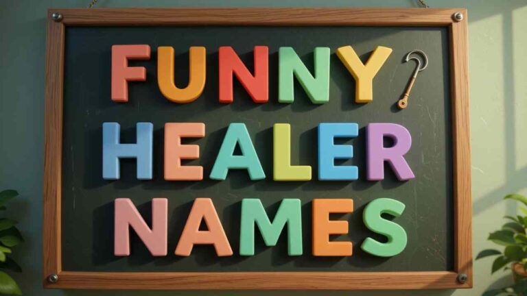funny healer names