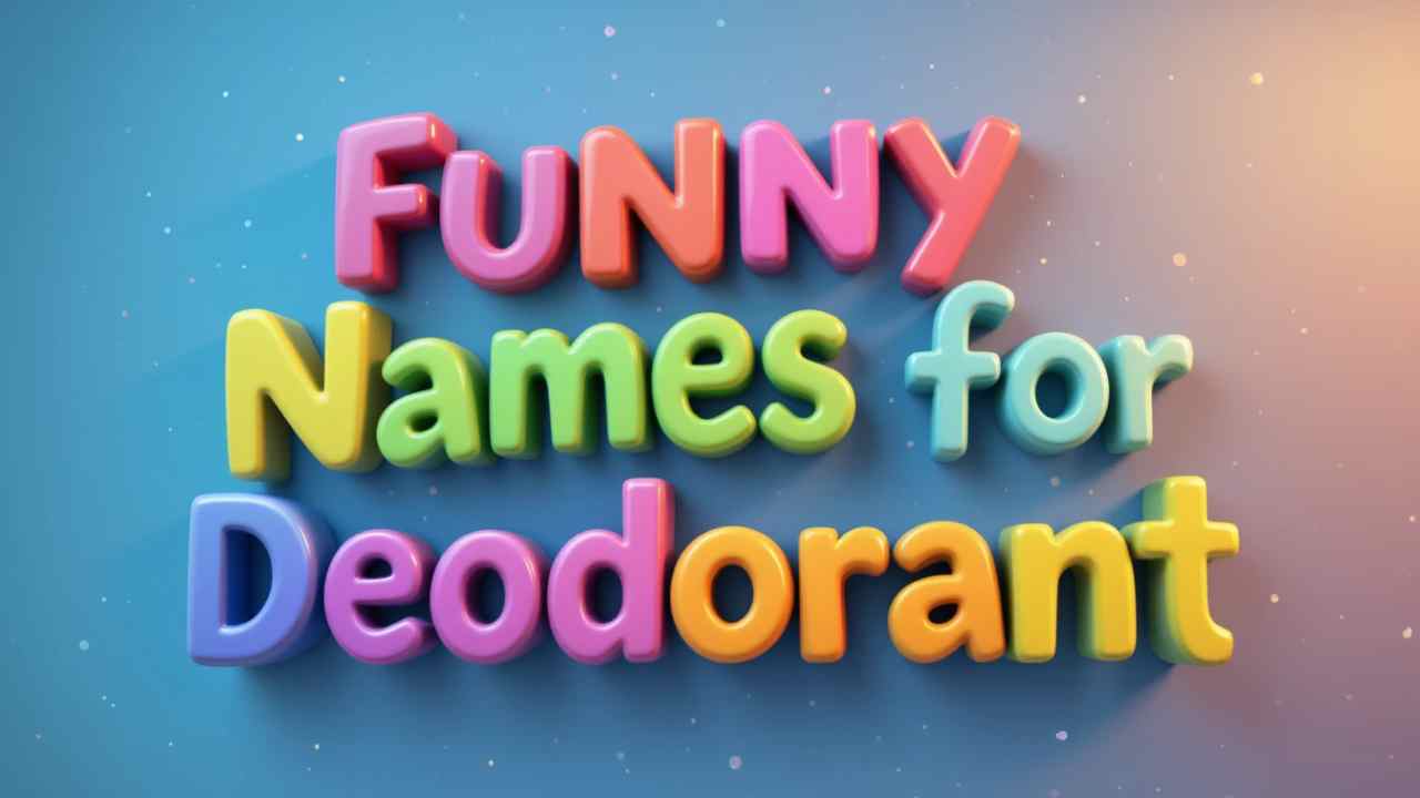 funny names for deodorant