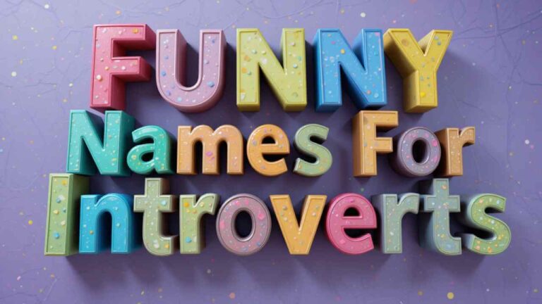 funny names for introverts