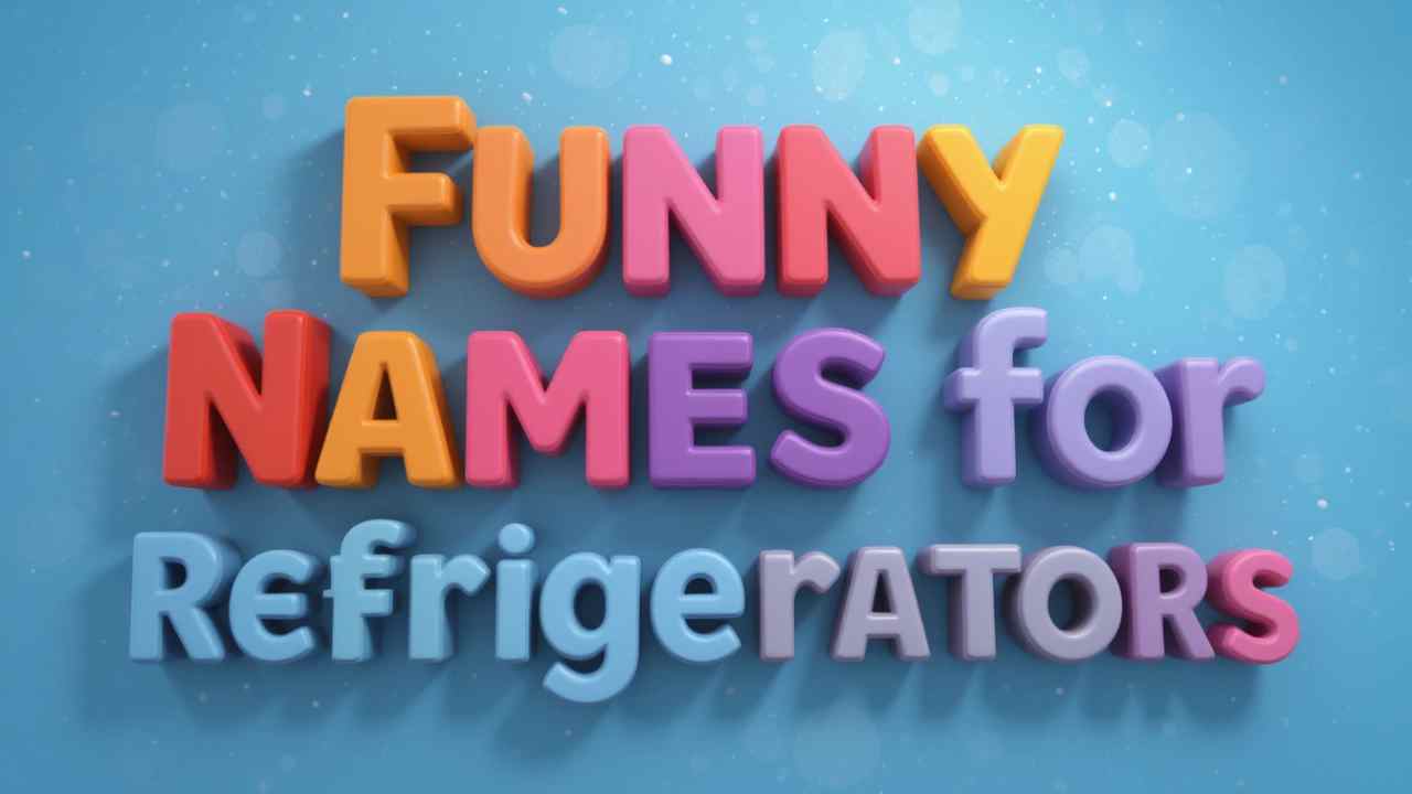 funny names for refrigerators