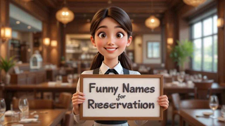 funny names for reservations