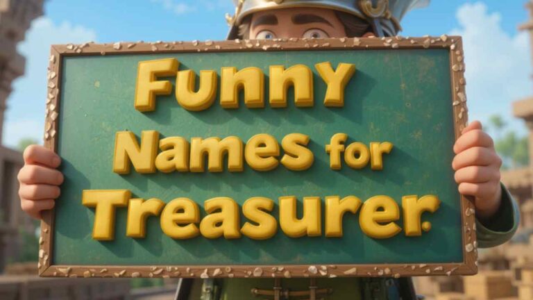 funny names for treasurer