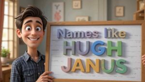 funny names like hugh janus