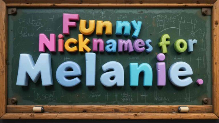 funny nicknames for melanie
