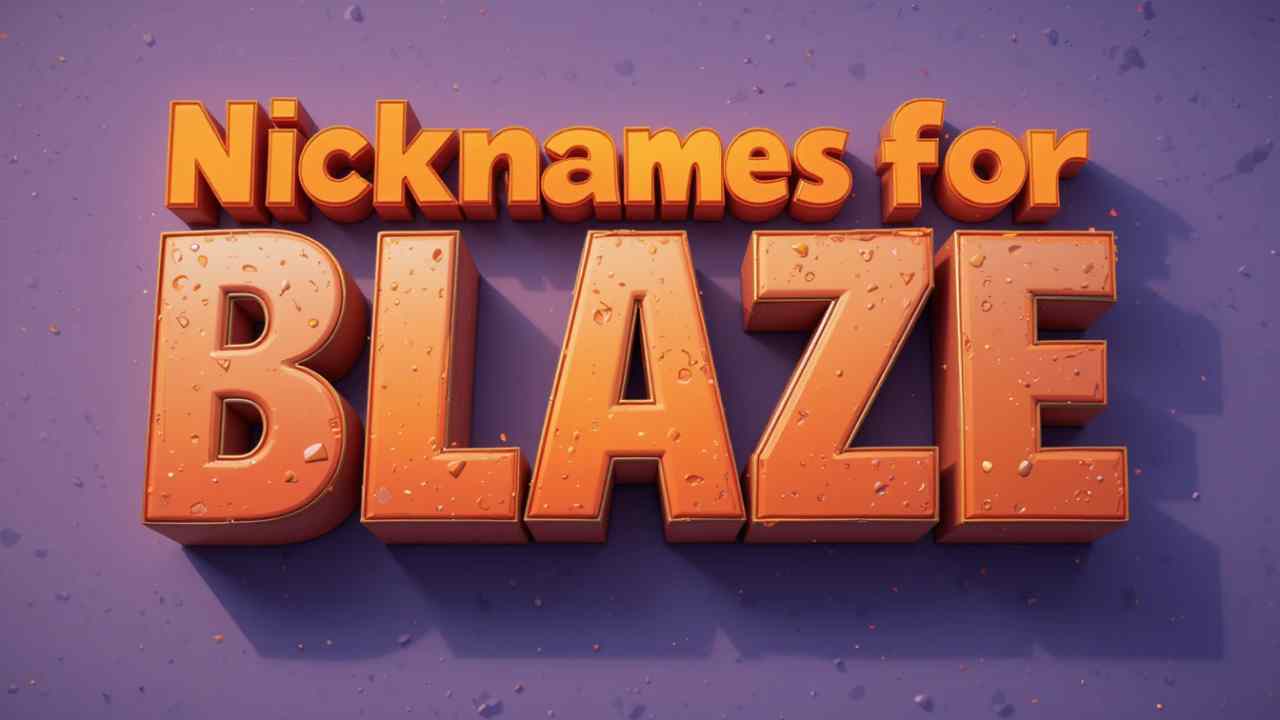 nicknames for blaze