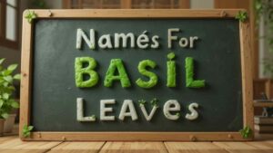 another name for basil leaves