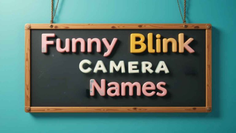 funny blink camera names