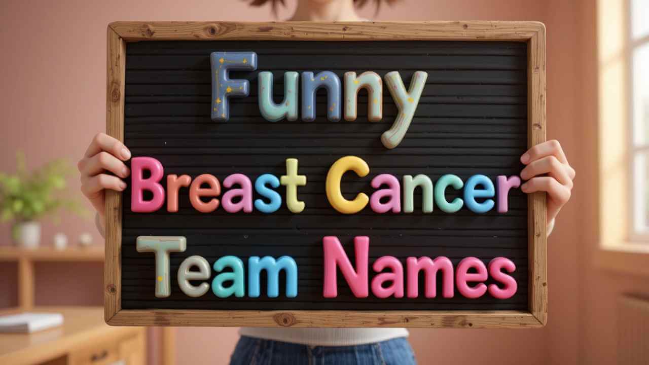 funny breast cancer team names