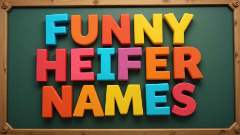 funny heifer names