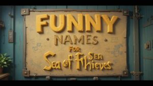 funny names for ships sea of thieves