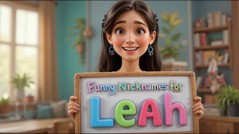 funny nicknames for leah