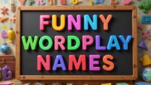 funny word play names