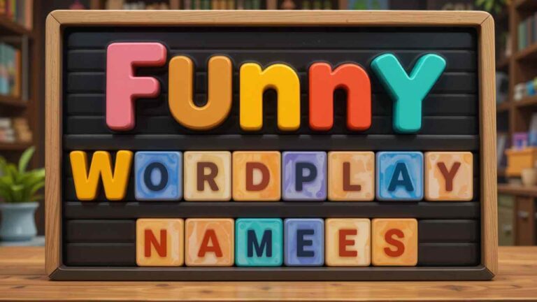 funny word play names
