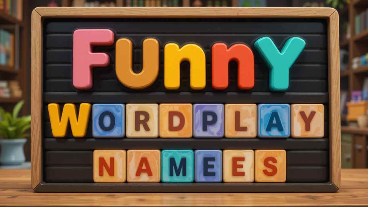 funny word play names