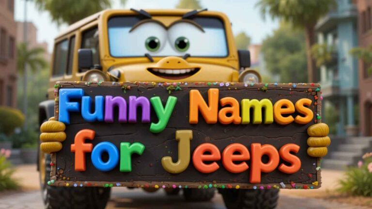 funny names for jeeps