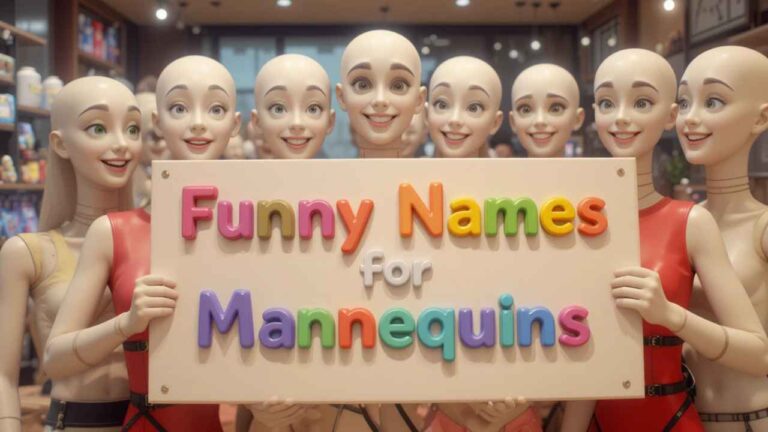 funny names for mannequins
