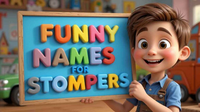 funny names for stompers
