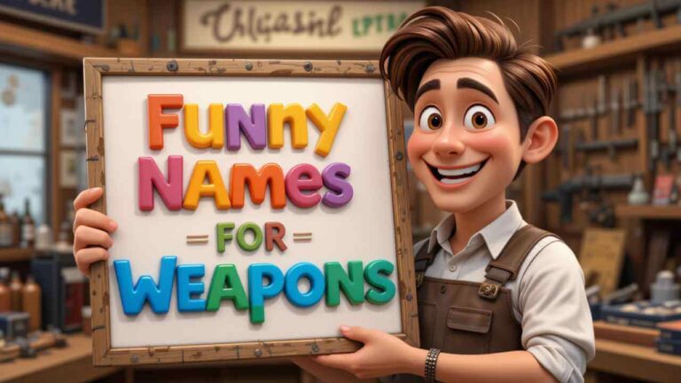 funny names for weapons