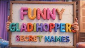 funny gladihoppers secret names