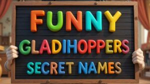 funny gladihoppers secret names