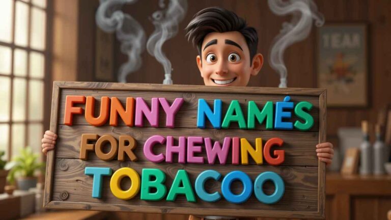 funny names for chewing tobacco