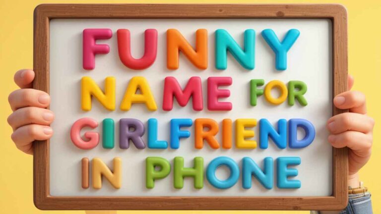 funny names for girlfriend in phone