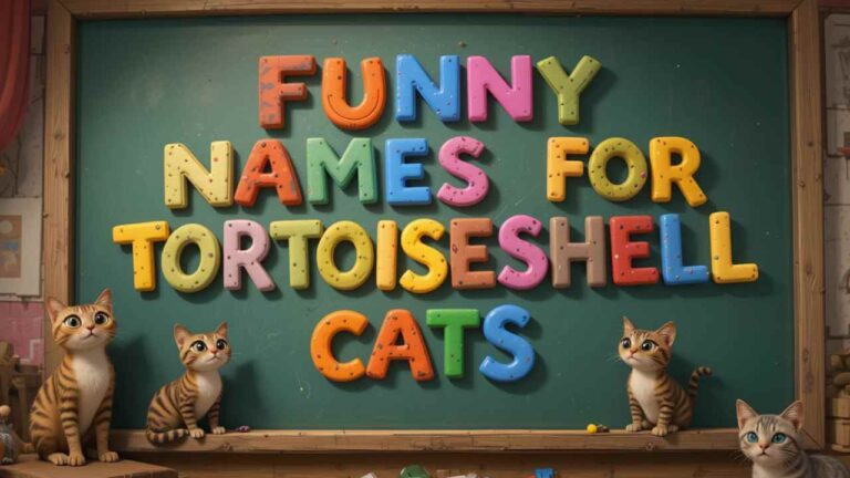 funny names for tortoiseshell cats