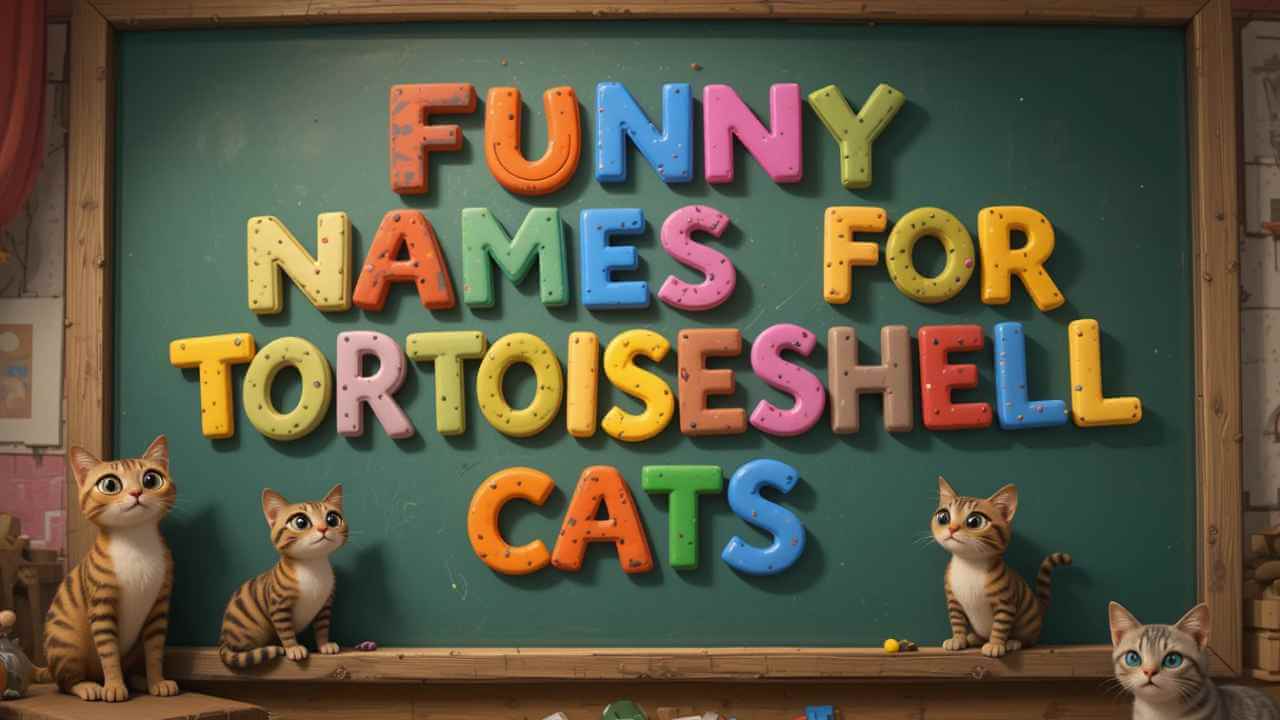 funny names for tortoiseshell cats