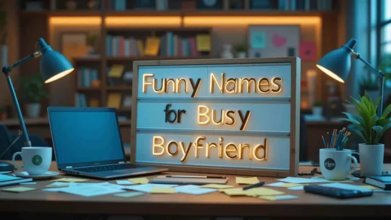 Funny Names for Busy Boyfriend