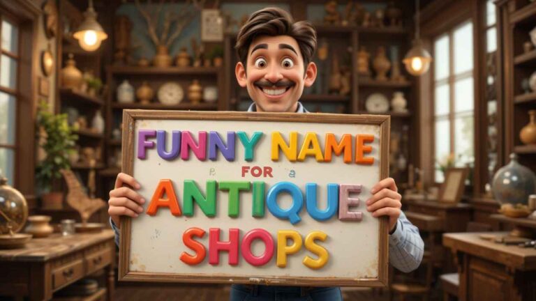 funny names for antique shops