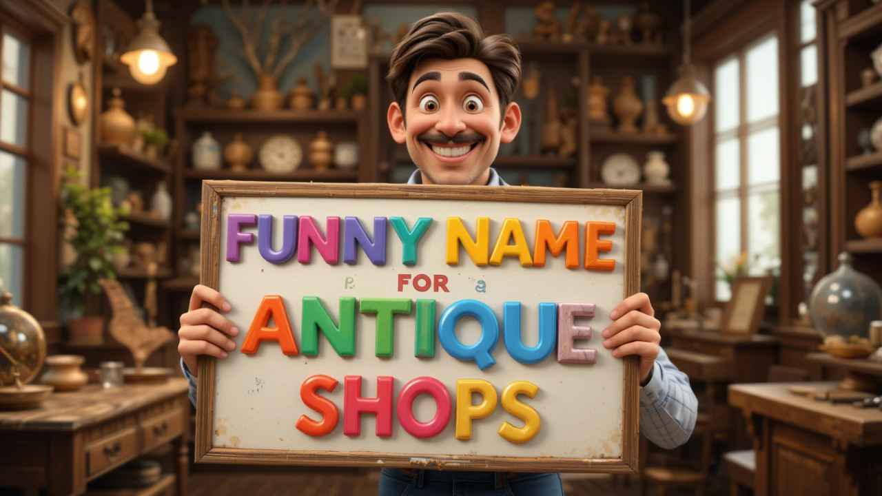 funny names for antique shops