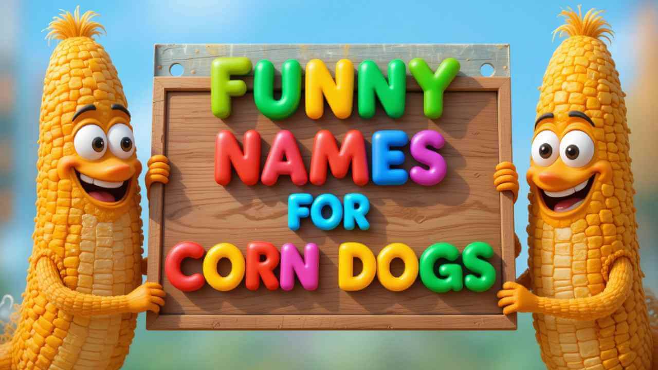 funny names for corn dogs