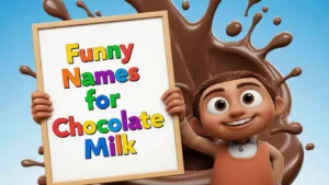 funny names for chocolate milk