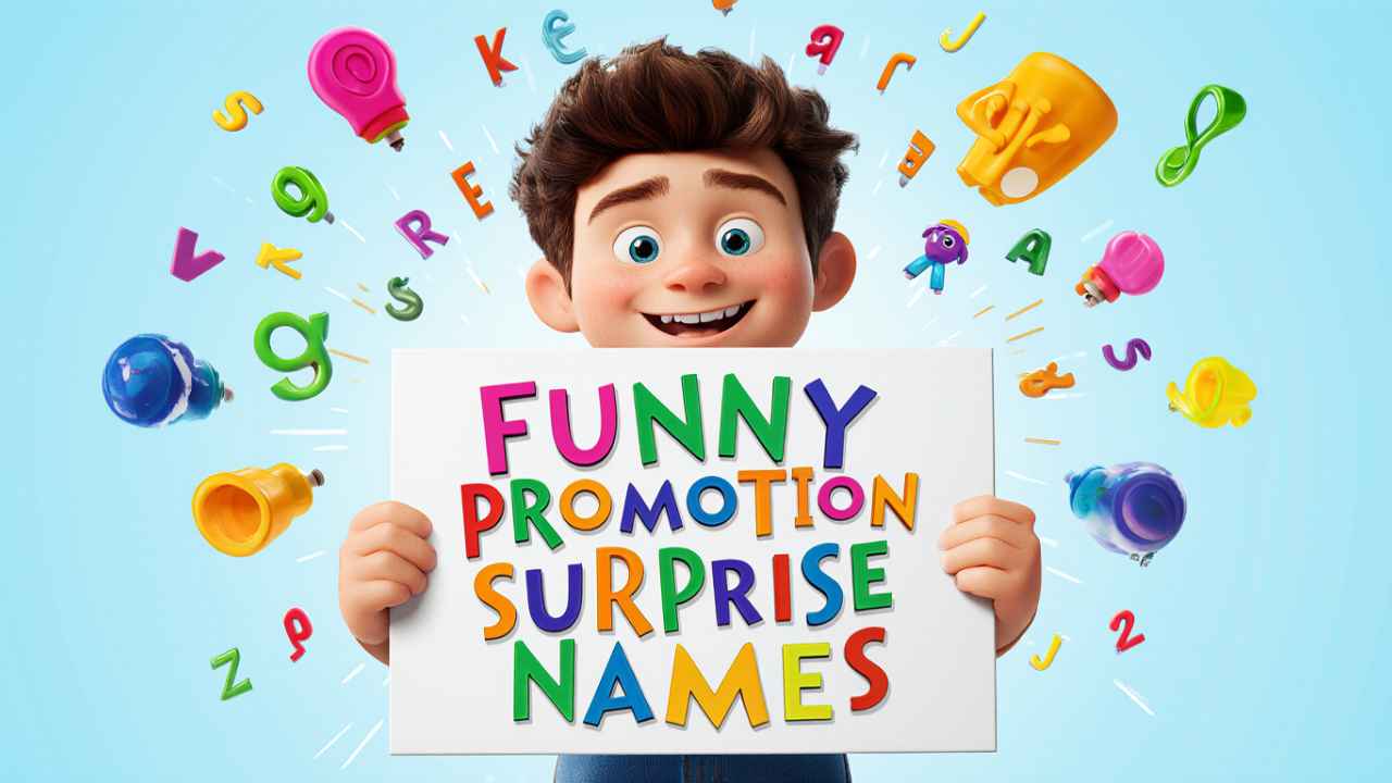 Funny Promotion Surprise Names