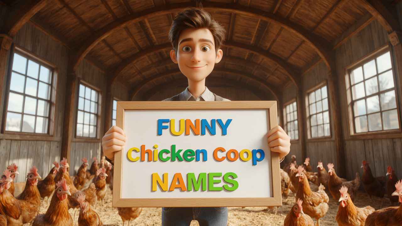 funny chicken coop names​